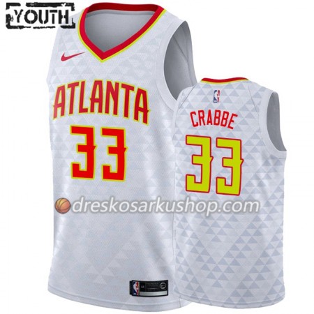 Dječji NBA Dres Atlanta Hawks Allen Crabbe 33 Nike 2019-20 Association Edition Swingman